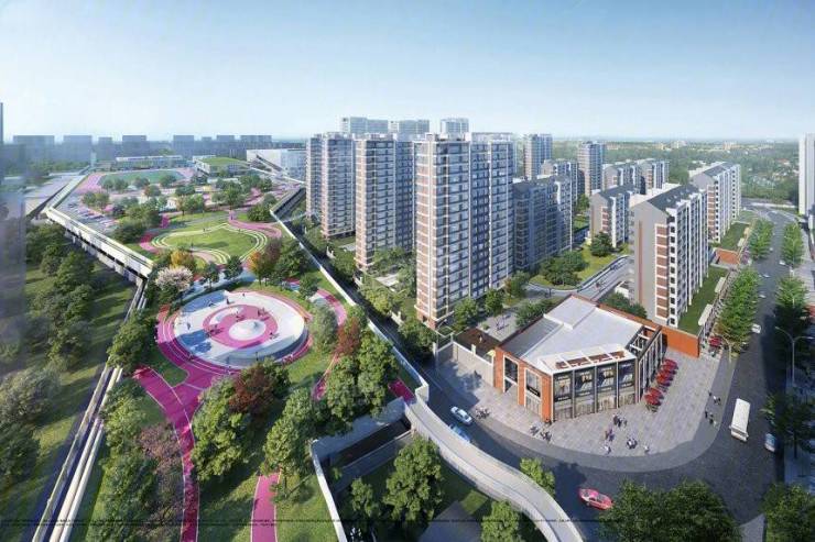 楼盘售楼处发布丨人居价值新标杆重磅启幕▷新站区招商奥体公园(图2)